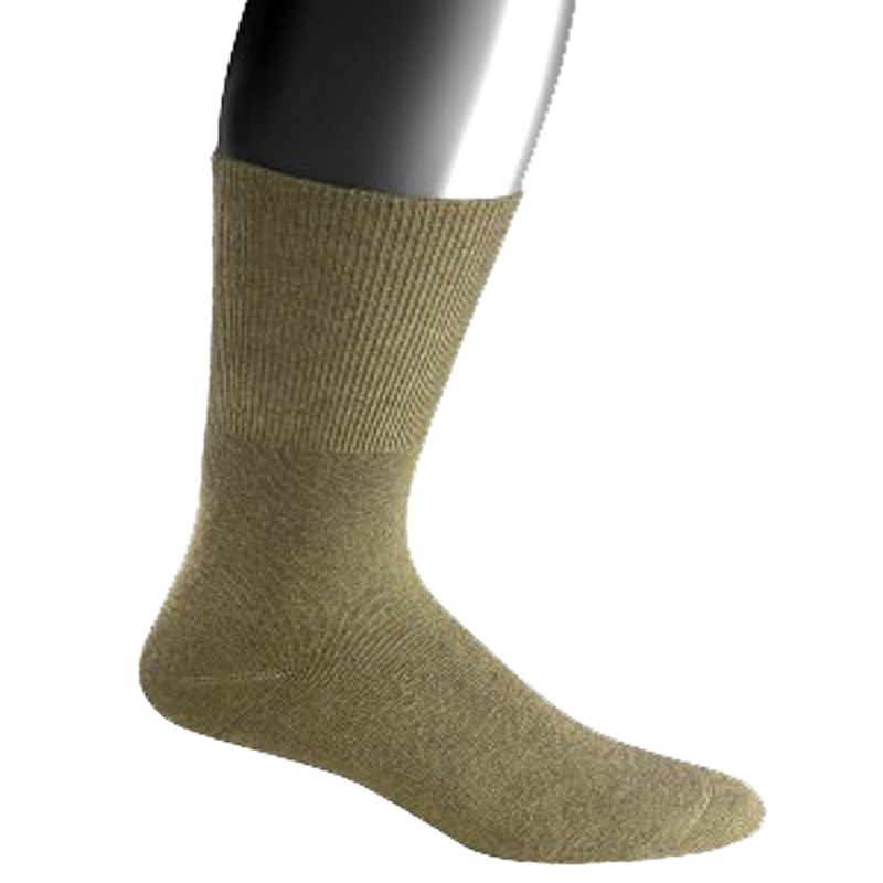 Old World King Comfort Dress Sock-Olive - Hensley's Big and Tall