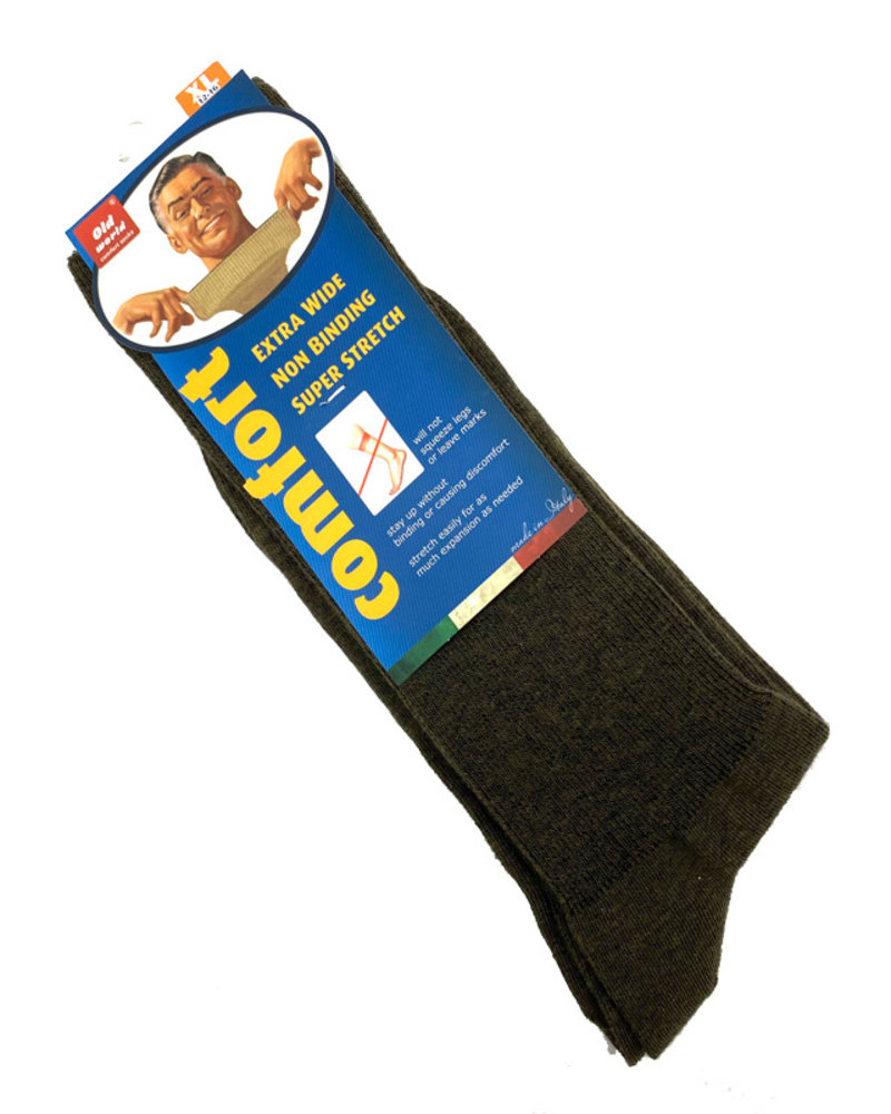 Old World Old World King Comfort Dress Sock-Olive