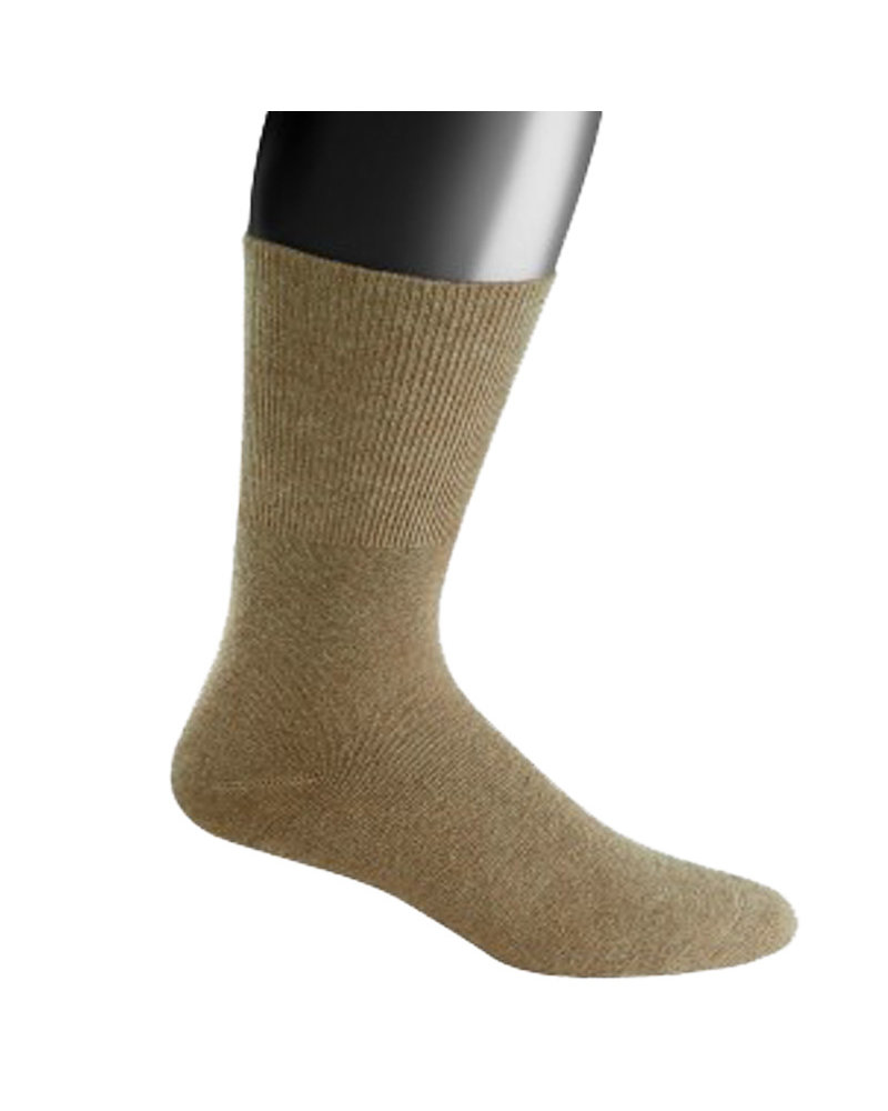 Old World Old World King Comfort Dress Sock-Khaki