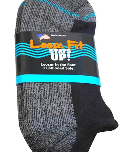 Extra Wide Sock Extra Wide Crew Loose Fit/Stays Up-Tan