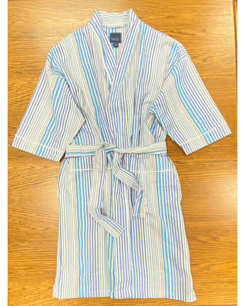 Majestic Sun Daze Stripe Kimono Robe - Hensley's Big and Tall