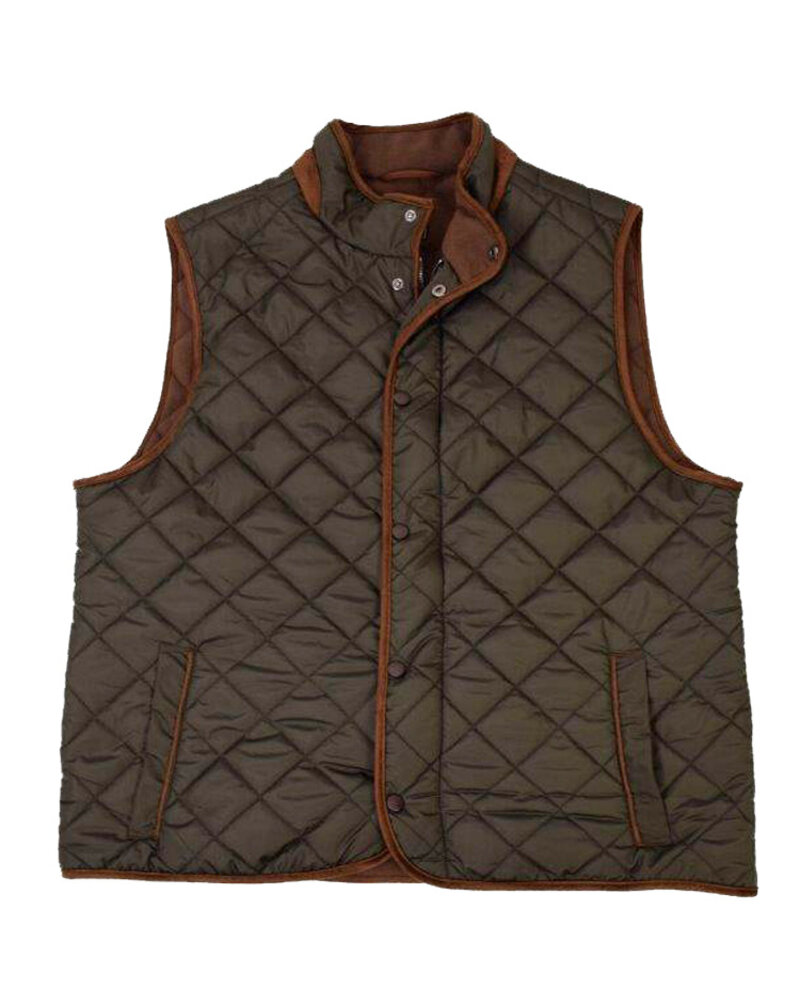 F/X Fusion F/X Fusion Quilted Field Vest-Dark Taupe