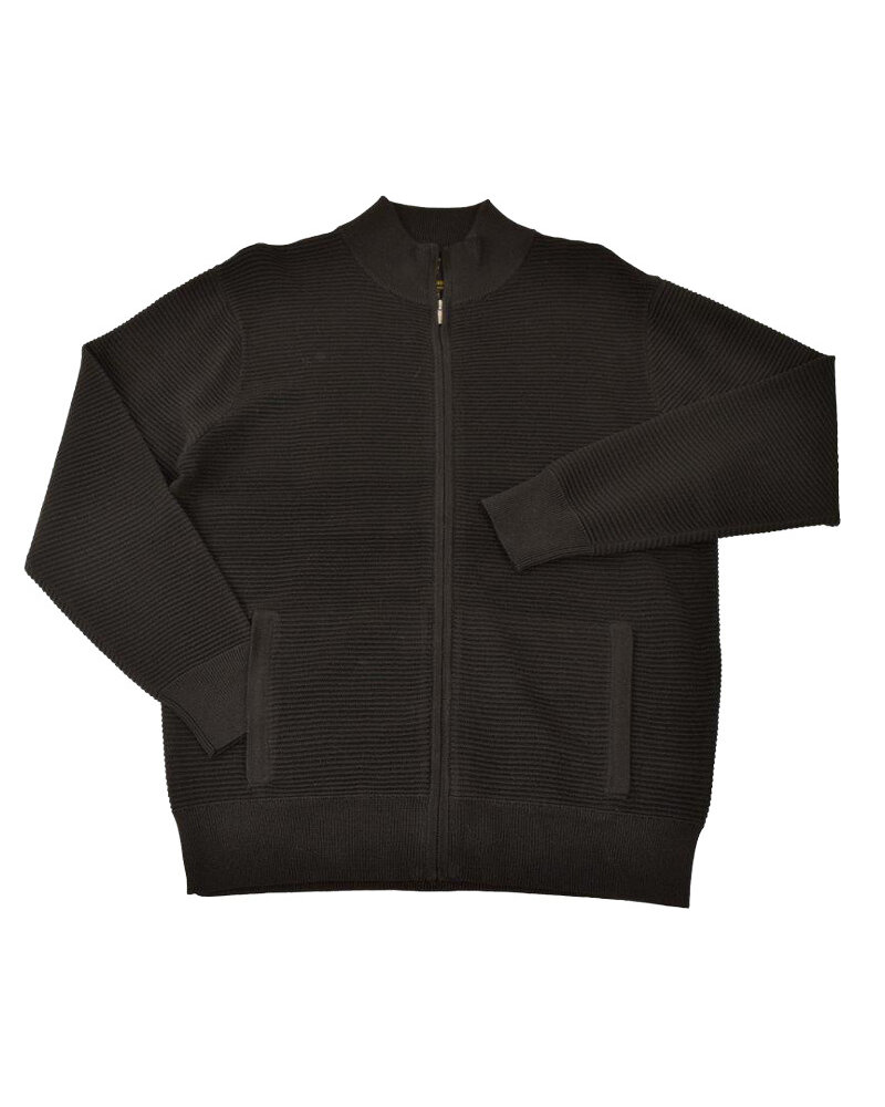 F/X Fusion F/X Fusion Ottoman Black Full Zip Sweater