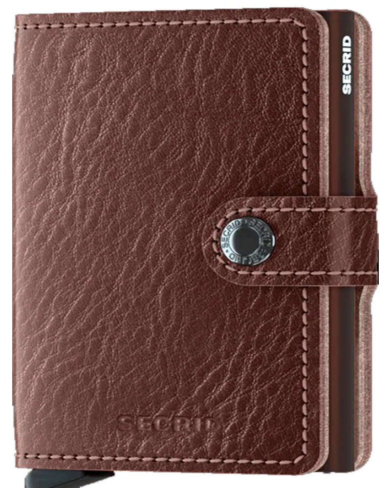 Secrid Veg Expresso-Brown Mini Wallet - Hensley's Big and Tall