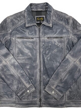 Scully Scully Grey Lambskin Leather Jacket