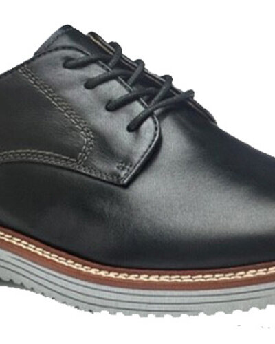 Johnston Murphy Upton Plain Toe-Black - Hensley display picture 1