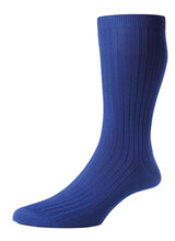 Pantherella Pantherella Danvers Dress Sock-Ultramarine