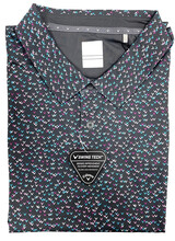 Callaway Callaway SS Chevron Confetti Asphalt Polo