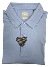 Callaway Callaway SS Classic Jacquard Chambray Polo