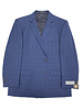Eisenberg Eisenberg Blue Plaid Suit Separate Coat