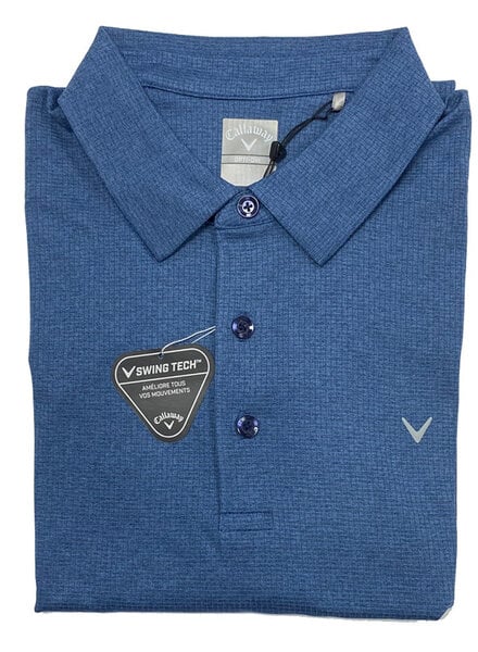 Callaway Callaway SS Classic Jacquard Peacoat Polo