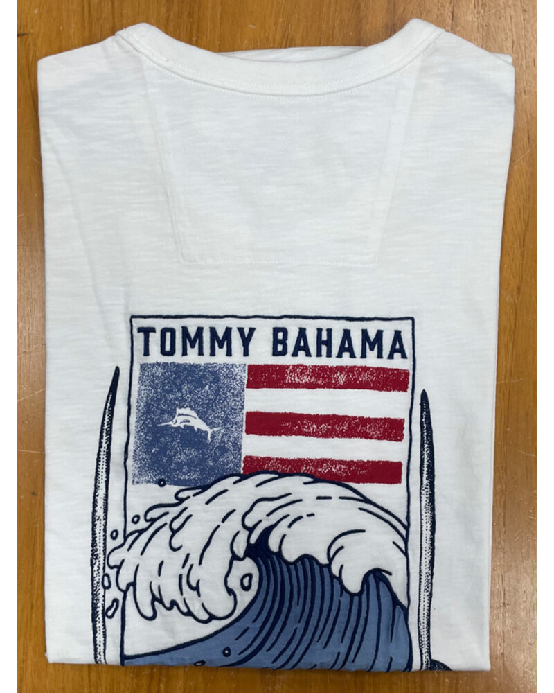 Tommy Bahama Tommy Bahama Red, White Surf Lux Tee