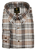 F/X Fusion F/X Fusion LS Flannel Melange Plaid-Grey/Brn