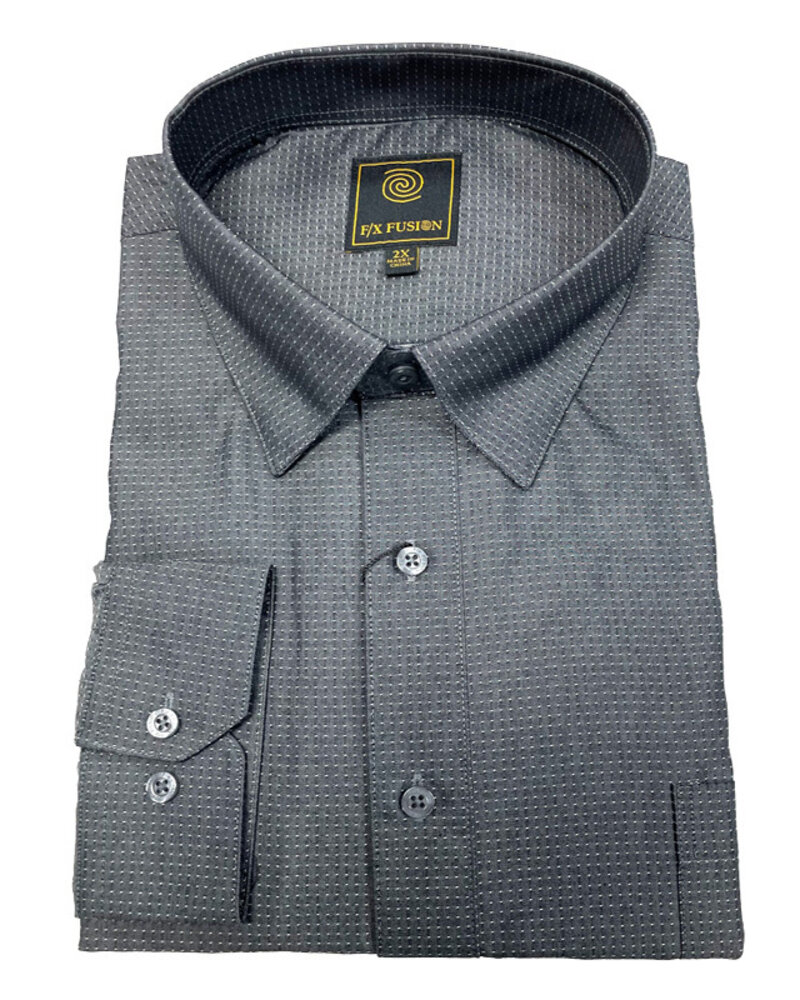 F/X Fusion F/X Fusion LS UB Dobby Silver Shirt