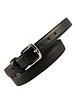 Boston Leather Boston Leather 11/4" Black Feather Edge Belt