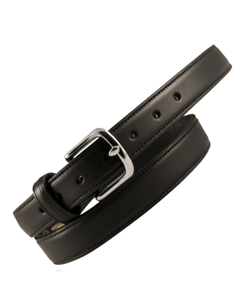 Boston Leather Boston Leather 11/4" Black Feather Edge Belt