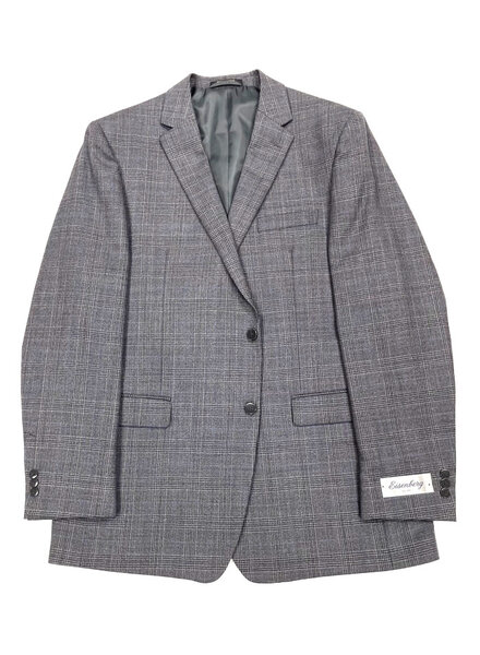 Eisenberg Eisenberg Grey Glen Plaid Coat