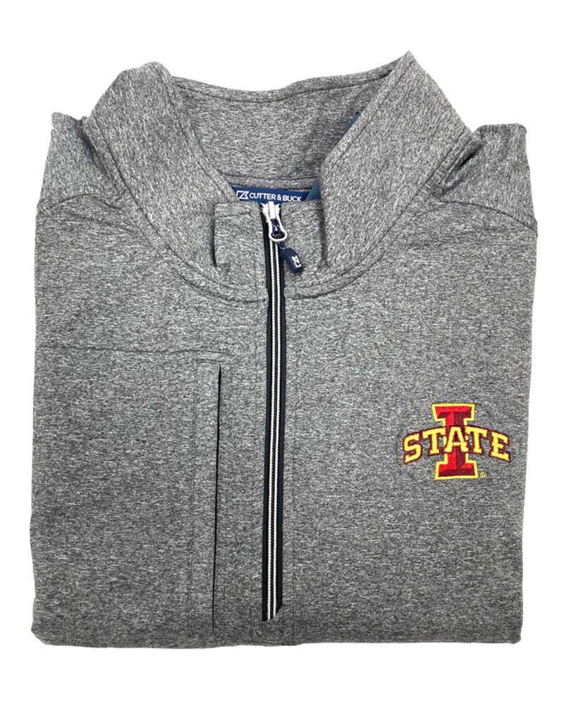 Cutter & Buck ISU Adapt Eco Knit 1/4 Zip - Hensley's Big and Cutter & Buck ISU Adapt Eco Knit 1/4 Zip - Hensley's Big and