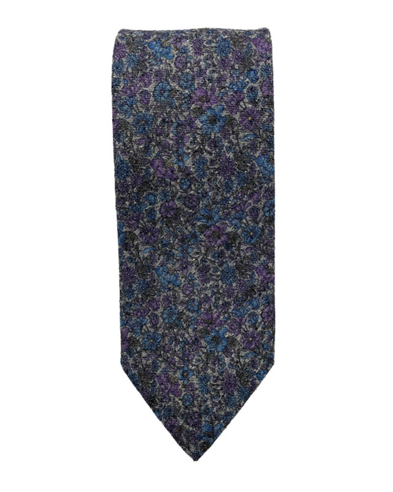 JZ Richards Gallery Box Tie-Gray Melange