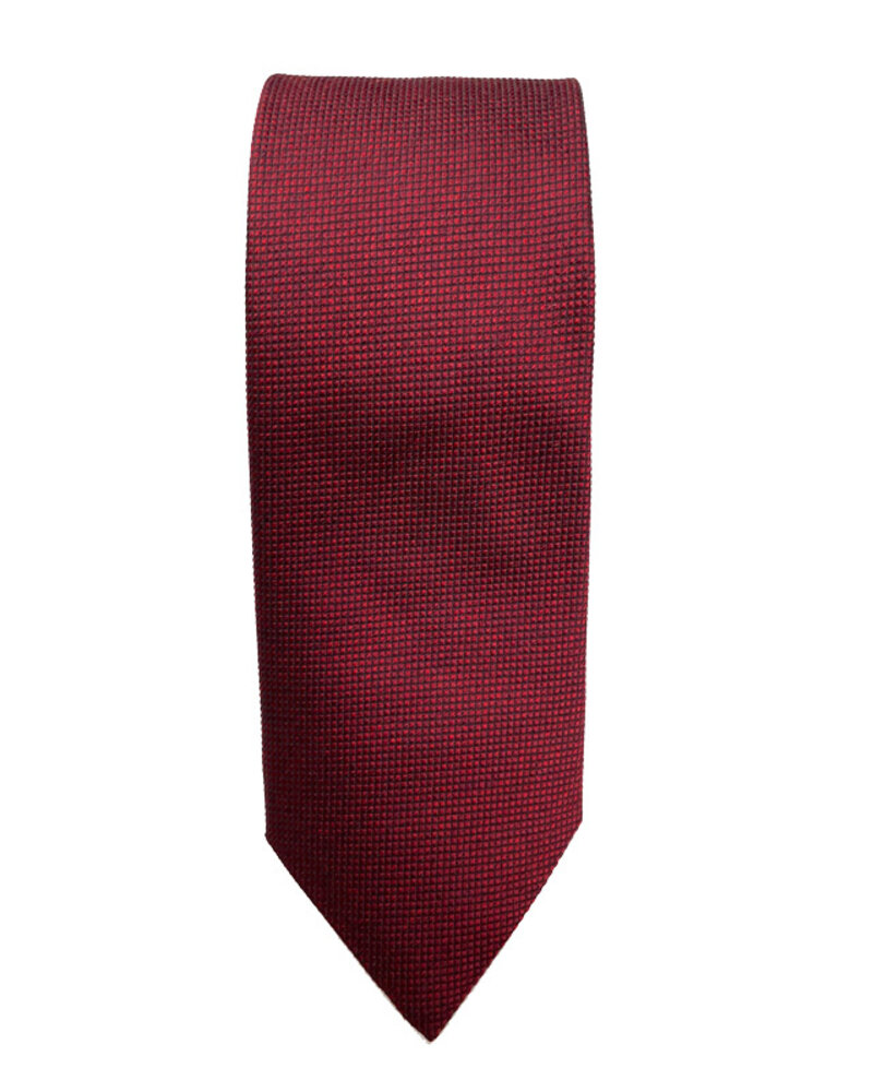 JZ Richards Gallery Box Tie-Red Dobby