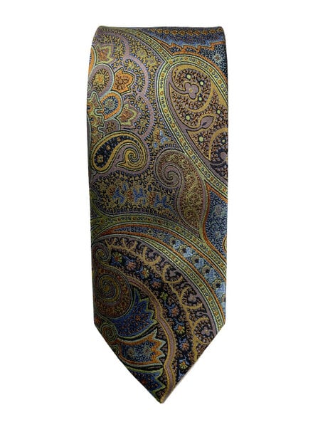 JZ Richards Gallery Box Tie-Olive Abstract