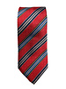 JZ Richards Dbl Xlong Tie-Red/Navy Stripe