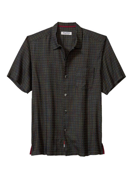Tommy Bahama Tommy Bahama SS Coconut Pt Prismatic Ck-Black