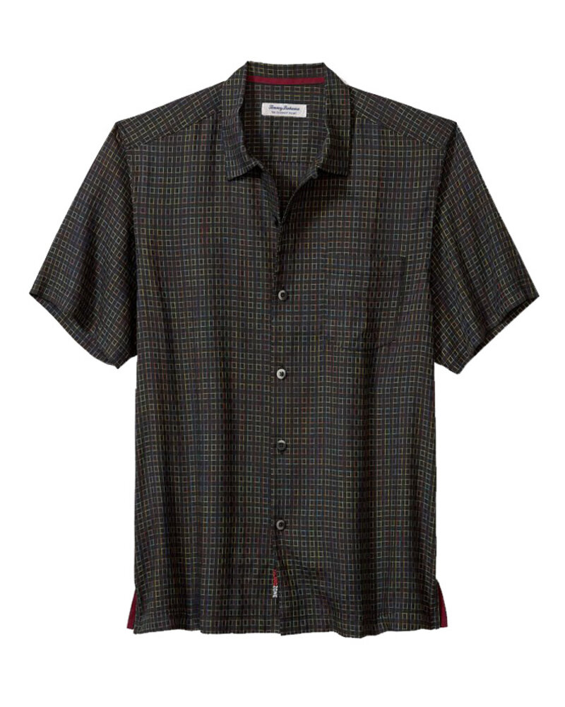 Tommy Bahama Tommy Bahama SS Coconut Pt Prismatic Ck-Black