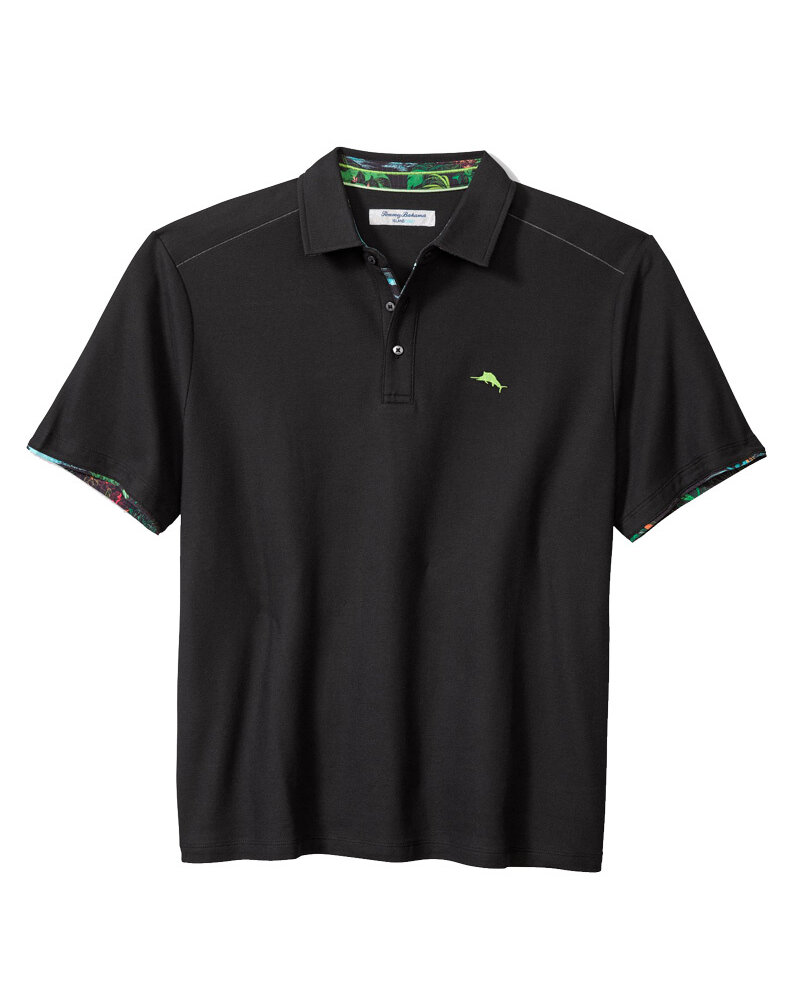 Tommy Bahama Tommy Bahama SS 5 O'Clock Neon Shores Polo-BK