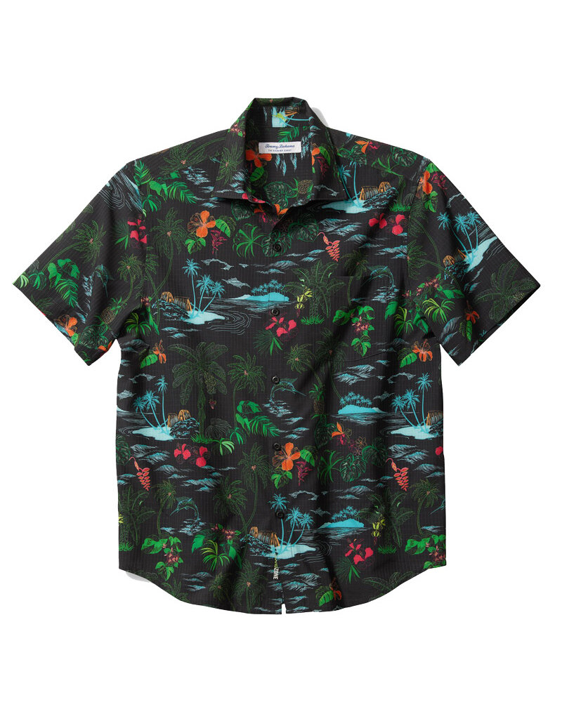 Tommy Bahama Tommy Bahama SS BC Neon Shores -Black