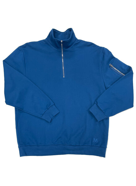 Hensley's Exclusives Hensley’s LS 1/2 Zip Pullover-Blue