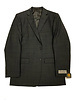 Eisenberg Eisenberg Grey Plaid Suit Separate Coat