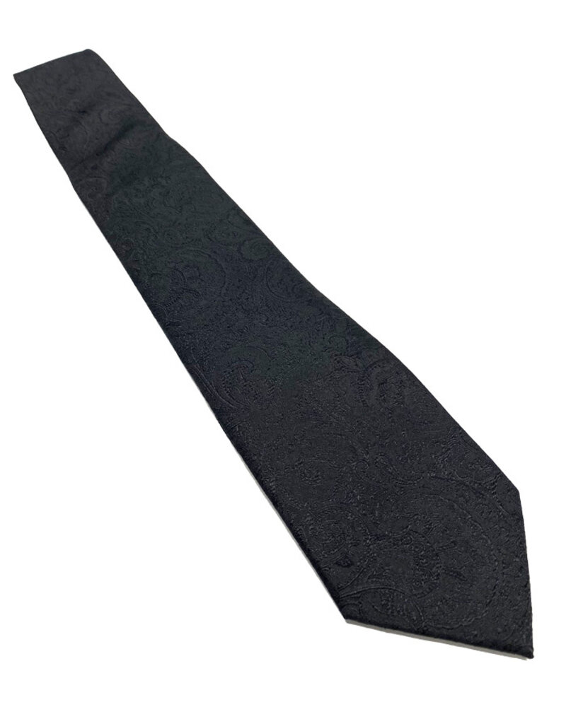 F/X Fusion F/X Fusion Black Tonal Paisley Tie w/PS