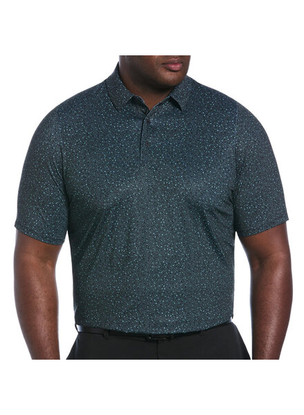 Callaway Callaway SS Micro Floral Print Caviar Polo
