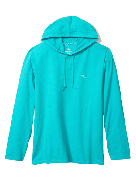 Tommy Bahama Tommy Bahama Bali Beach Hoodie-Blue Curaco