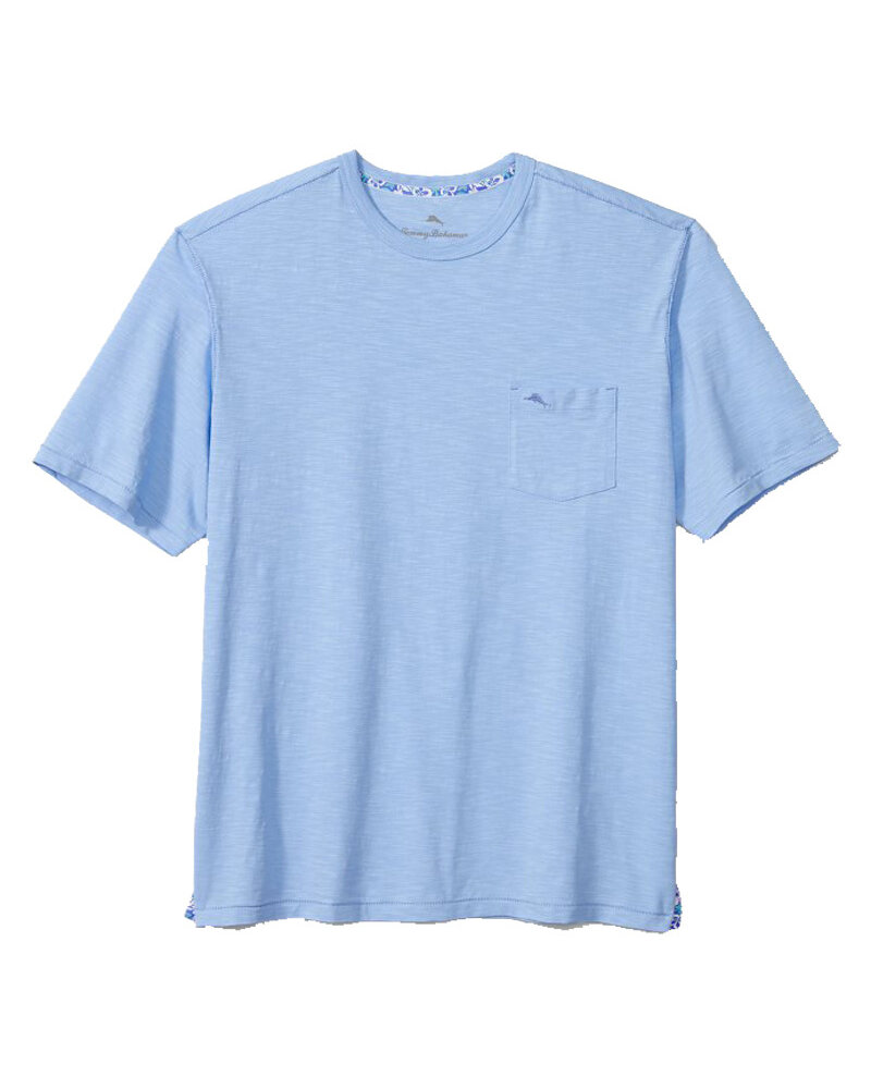 Tommy Bahama Tommy Bahama SS Bali Beach Crew-Chambray