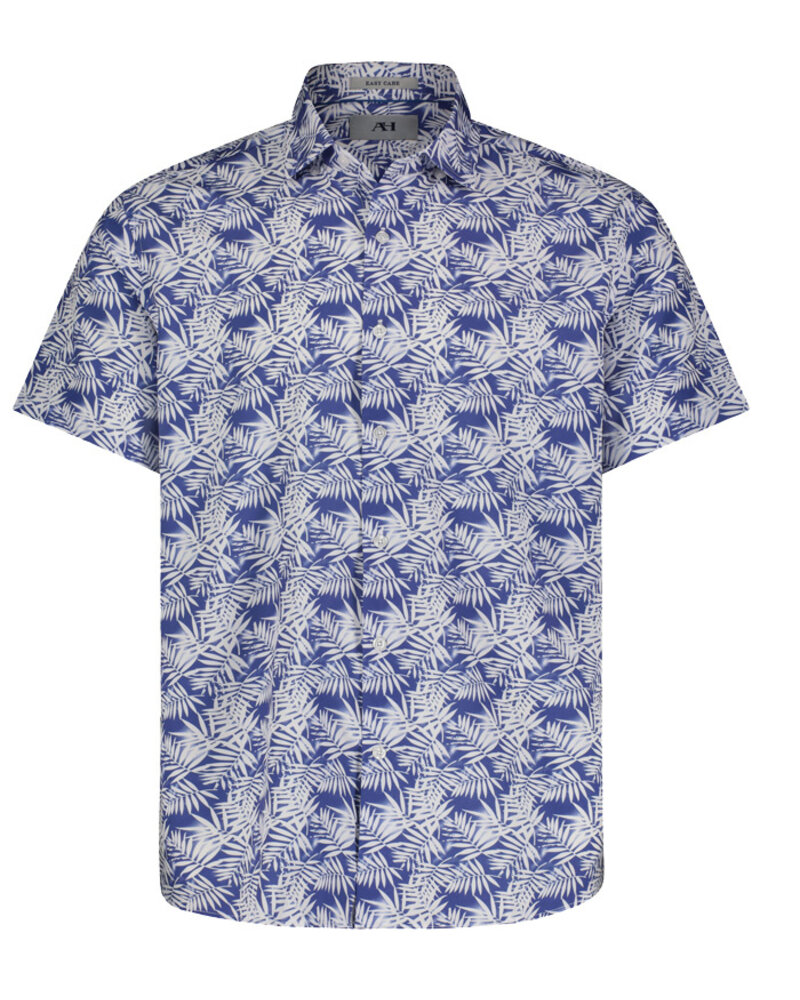 American Heritage American Heritage SS SC Purple Palm Print