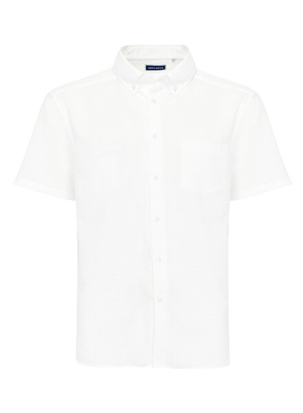 American Heritage American Heritage SS BD White Seersucker