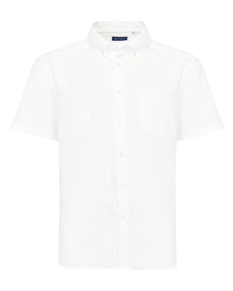 American Heritage American Heritage SS BD White Seersucker