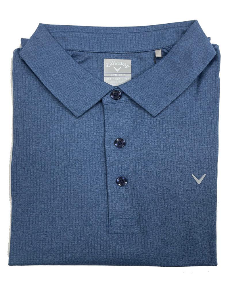 Callaway Callaway SS Classic Jacquard Peacoat Polo