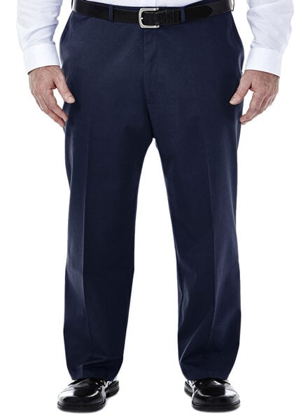 Haggar Haggar N/I Premium Cotton Pant-Navy