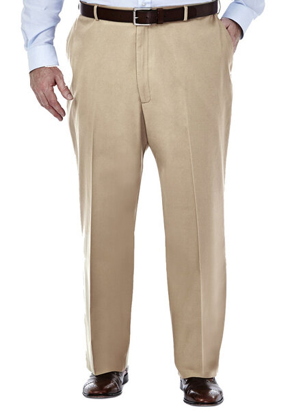 Haggar Haggar N/I Premium Cotton Pant-Khaki