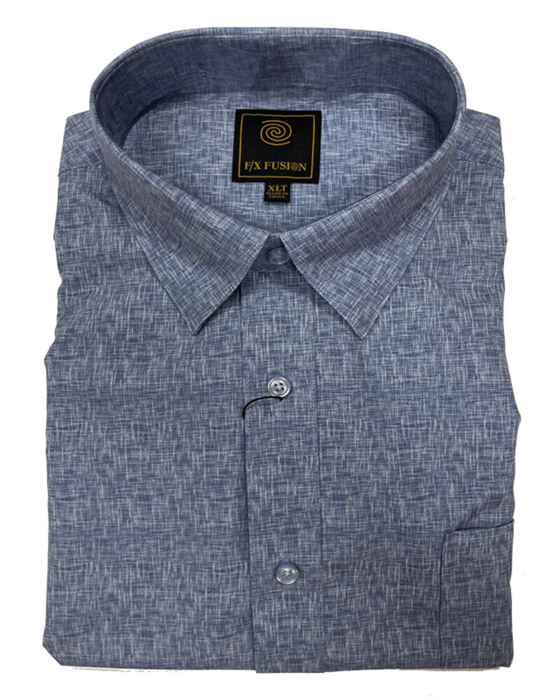 F/X Fusion F/X Fusion SS UB Indigo Textured Linen