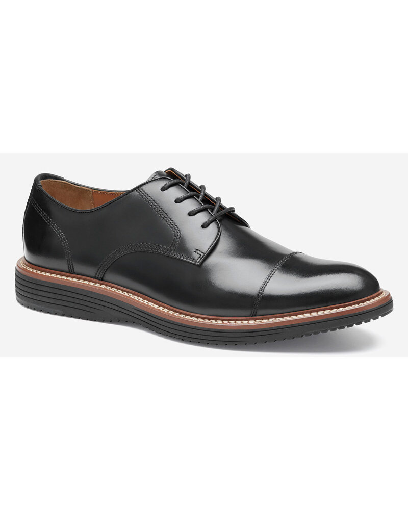 Johnston Murphy Johnston Murphy Upton Cap Toe-Black