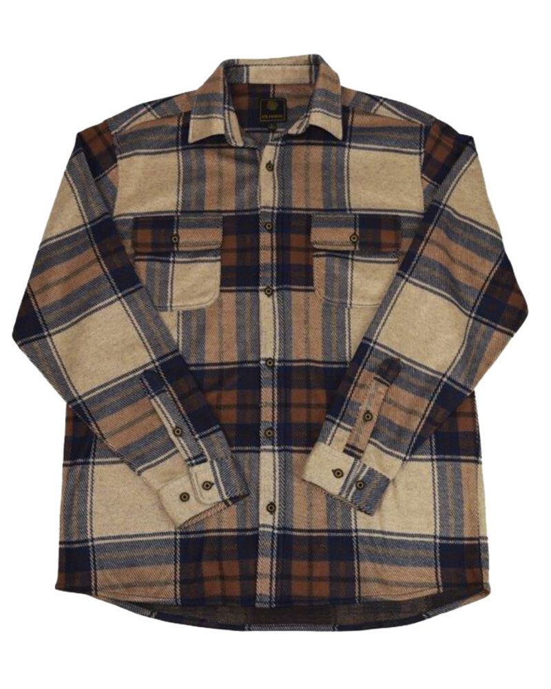 F/X Fusion F/X Fusion LS Stretch Flannel Plaid-Acorn/Navy