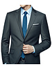 Eisenberg Eisenberg Grey Plaid Suit Separate Coat