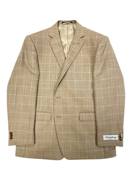 Eisenberg Eisenberg Sanford Tan Windowpane