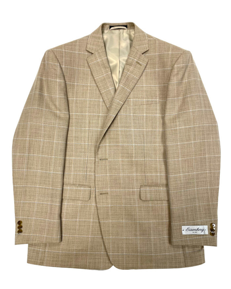 Eisenberg Eisenberg Sanford Tan Windowpane