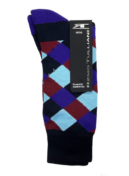 Remo Tulliani Remo Tulliani Coyote Purple Socks