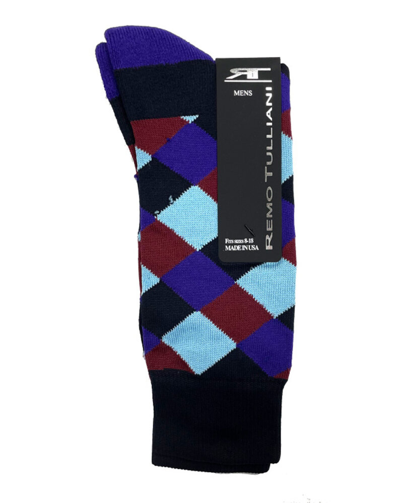 Remo Tulliani Remo Tulliani Coyote Purple Socks